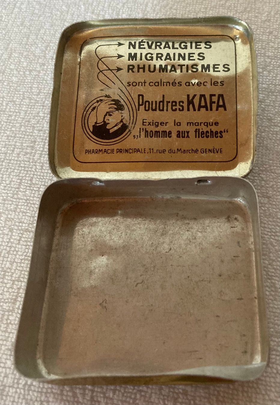 Metalli preziosi: Antike Blechdose "KAFA Pulver" – Usato da Liebefeld venduto da Rhy19 1