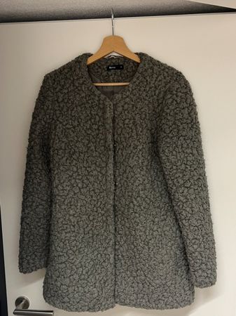 Kuscheliger Teddyfell Mantel Gr. S warm Herbst/Winter