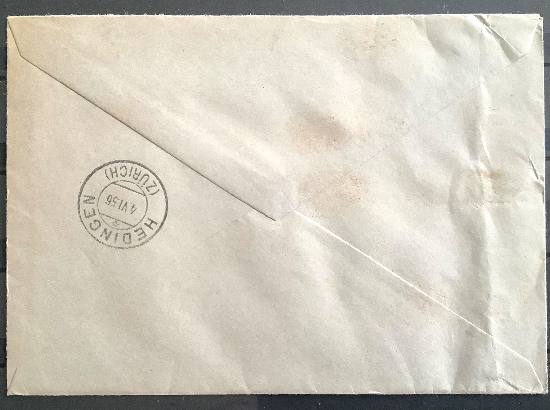 Alle Briefmarken: PP 1956  Einschreiben FDC Deutsch – Gebraucht aus Liestal von Pep3 1