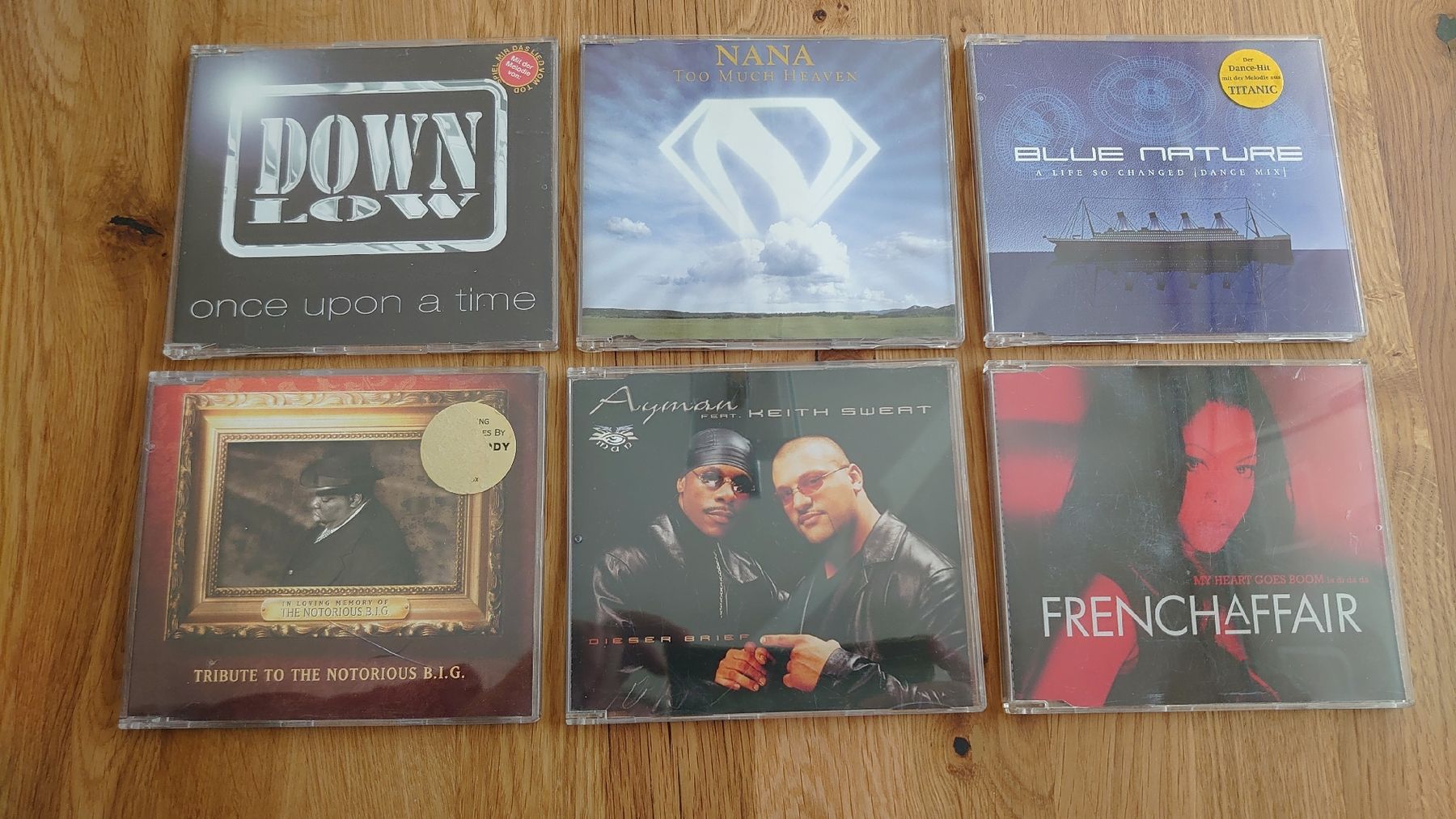 CD: 6 CD-Singles: Nana, Down Low, Ayman, Blue Nature, usw. – Usato da Pfäffikon SZ venduto da Wild0