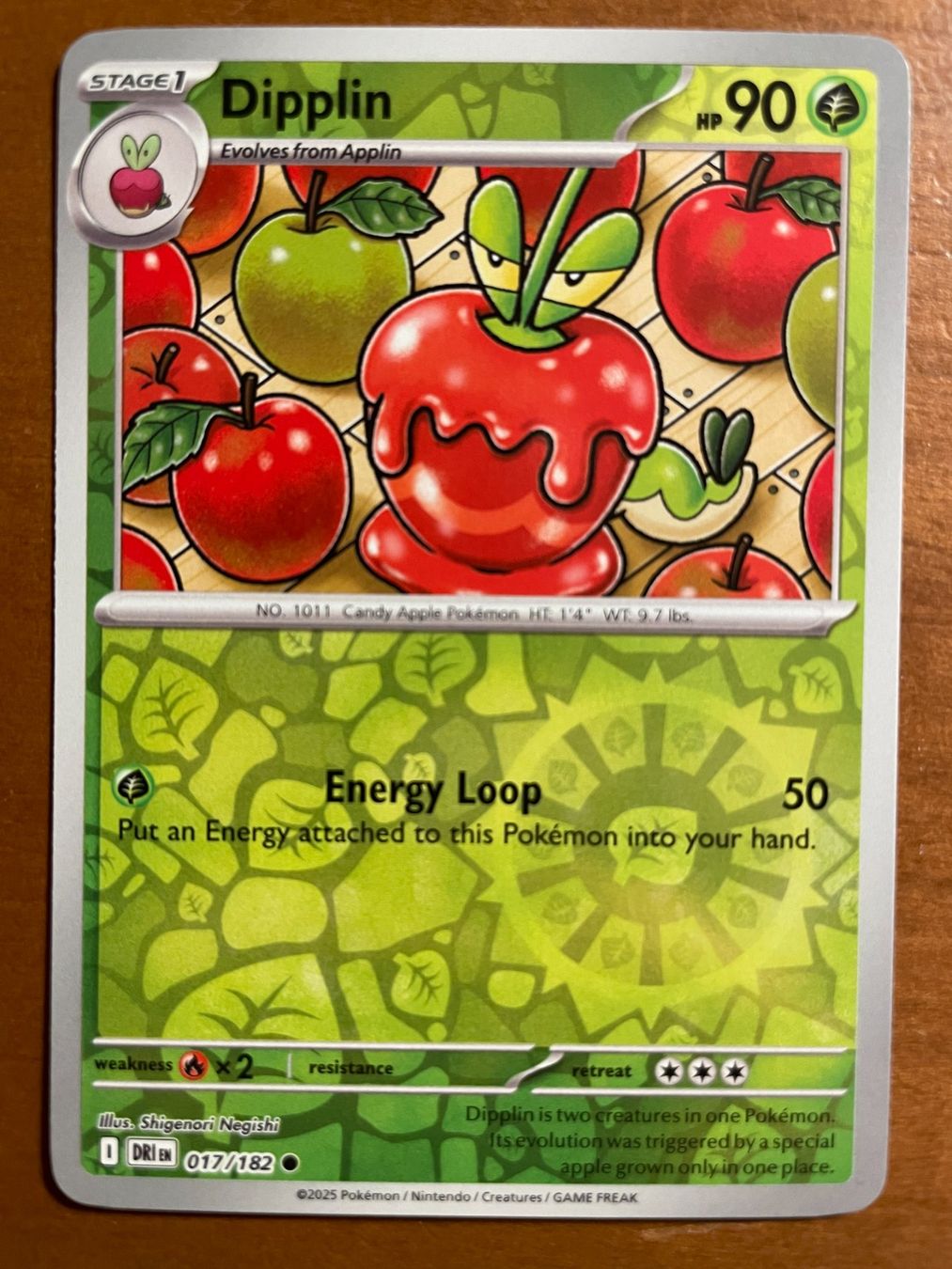 Pokémon Carte collezionabili: Pokemon Dipplin Reverse (Versand gratis) – Nuovo (secondo la descrizione) da Chur venduto da Angerson