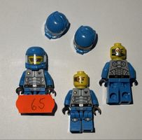 3 Stück Lego Minifiguren Astronaut Space Police III