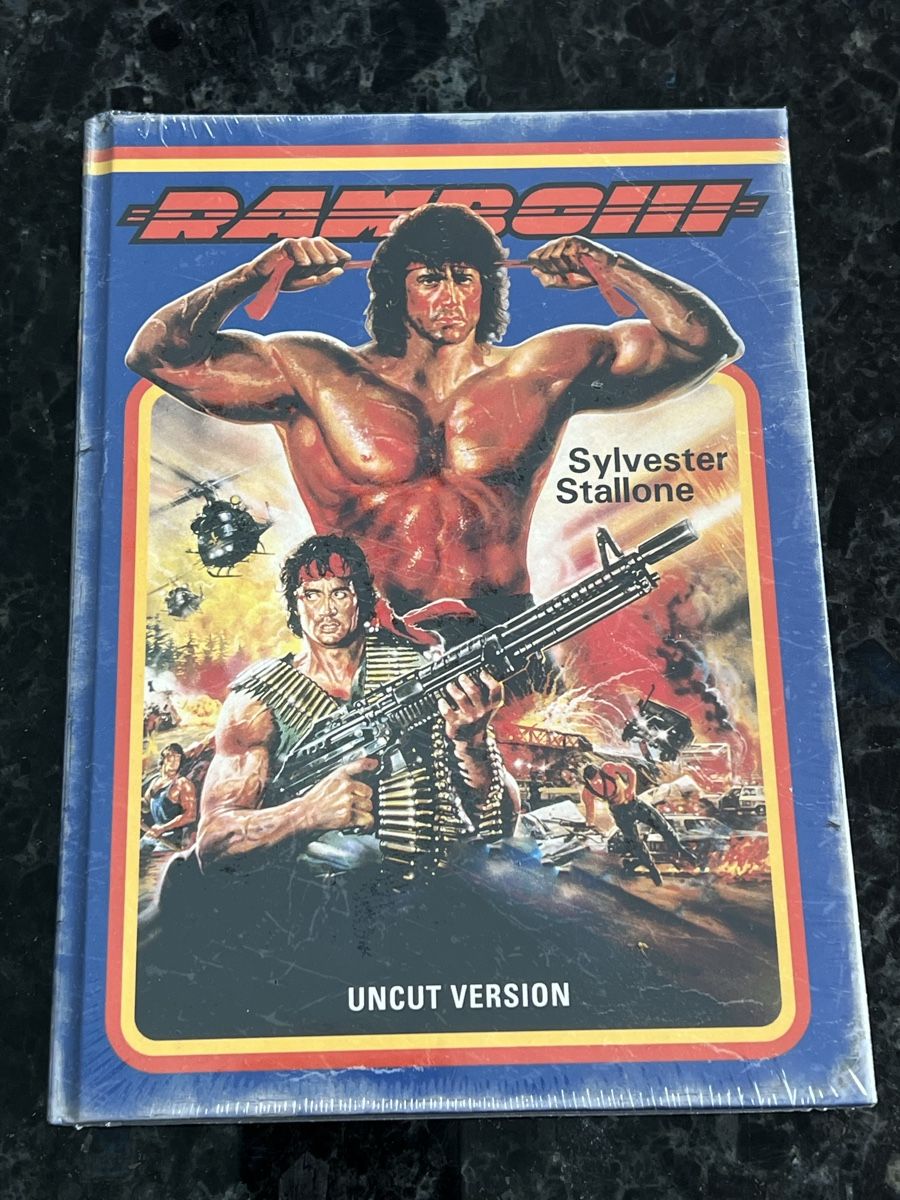 Tutti i DVDs: Rambo 3  2 Disc Mediabook OVP – Nuovo e nell'imballaggio originale da Buckten venduto da Dominoluna