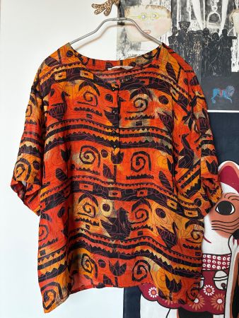 Blouse vintage M (Versand/Envoi 2.-)
