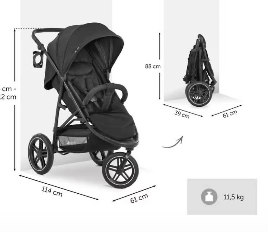 Carrozzine: Buggy Rapid Hauck  – Usato da Schindellegi venduto da Cschuetz 4