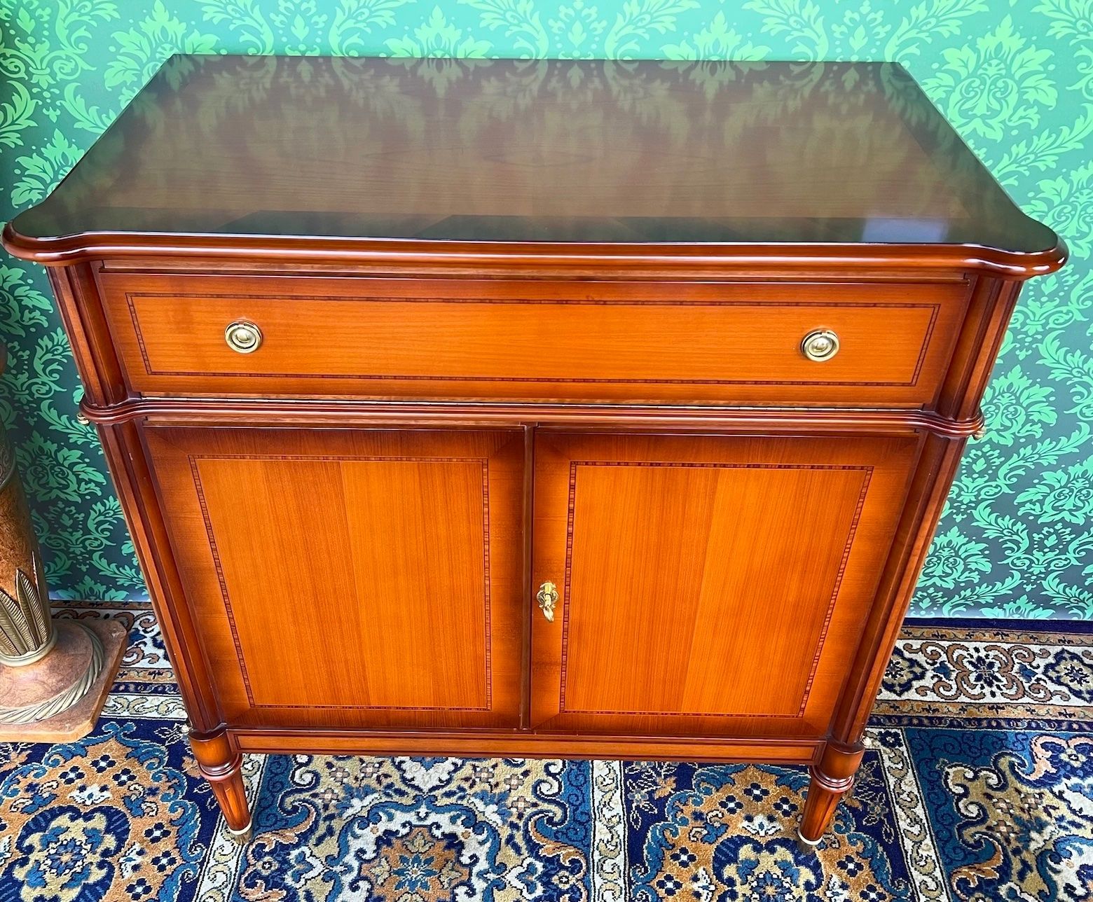 Cassettiere: Barock Kommode Anrichte Biedermeier Kirschholz Stilmöbel – Usato da Gemünden venduto da GEUENWALD 3