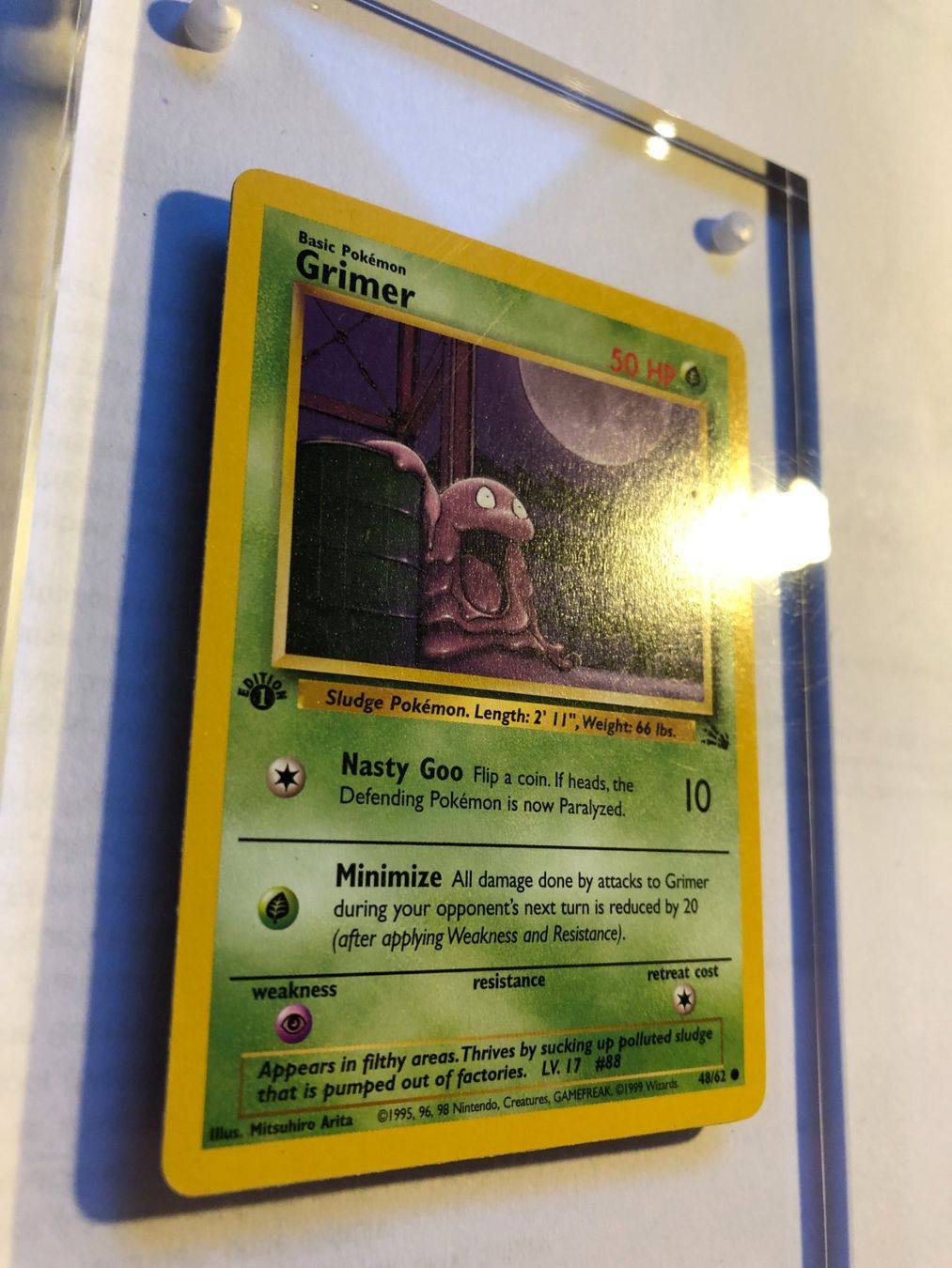 Carte collezionabili: Grimer 1st Fossil - MINT - ab 1.- – Usato da Giubiasco venduto da dan_pr8b 1