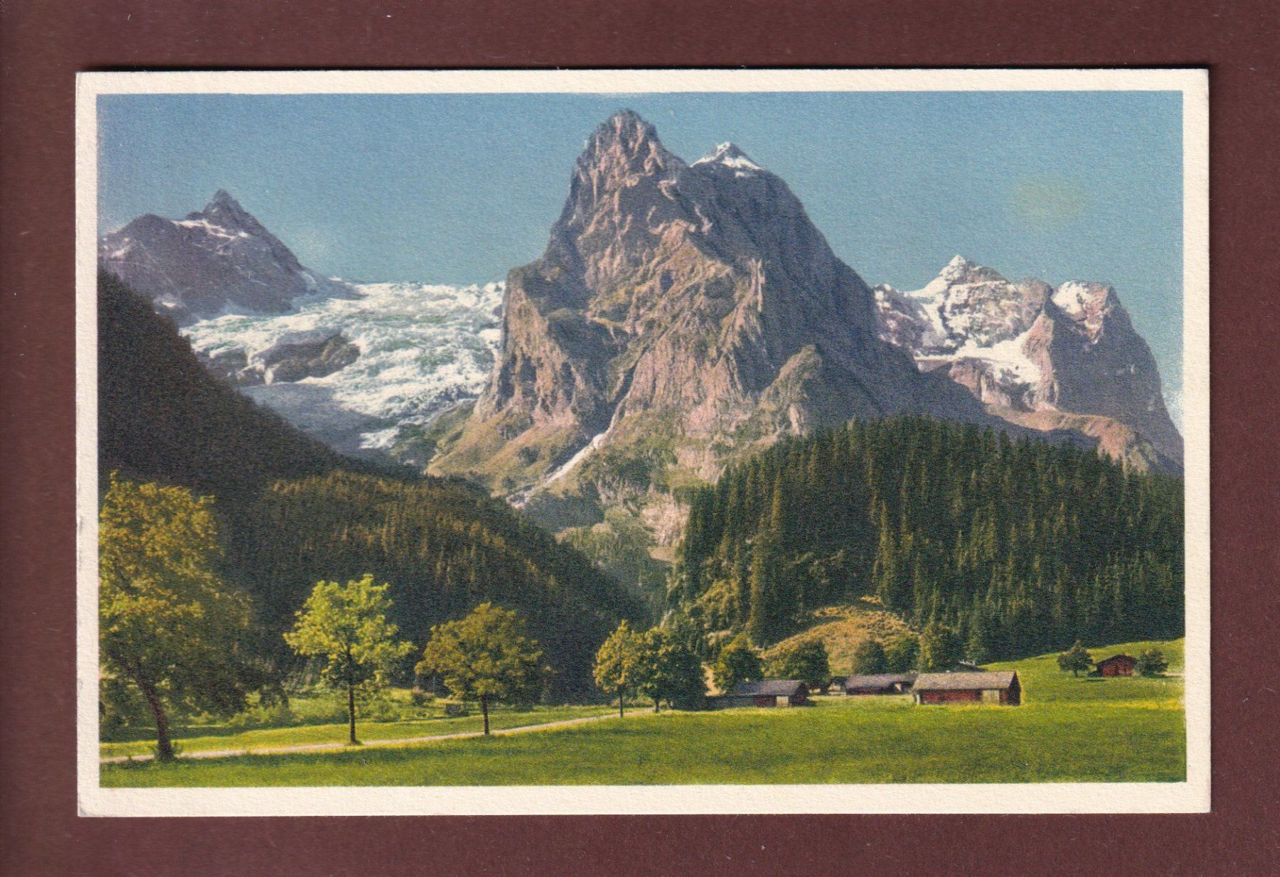 Cartoline postali: ROSENLAUI ob Meiringen – Usato da Pully venduto da nicecards