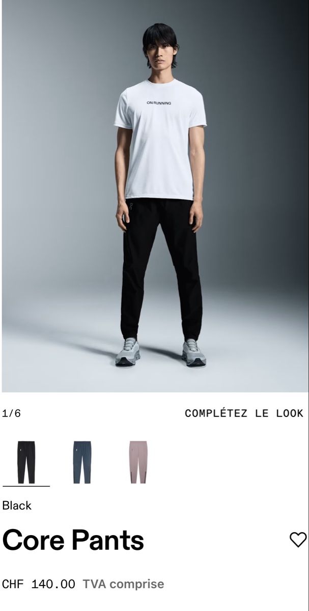 Pantaloni: On Running Core Pants Neuf – Nuovo e nell'imballaggio originale da Cheseaux-Noréaz venduto da Madix1398 1