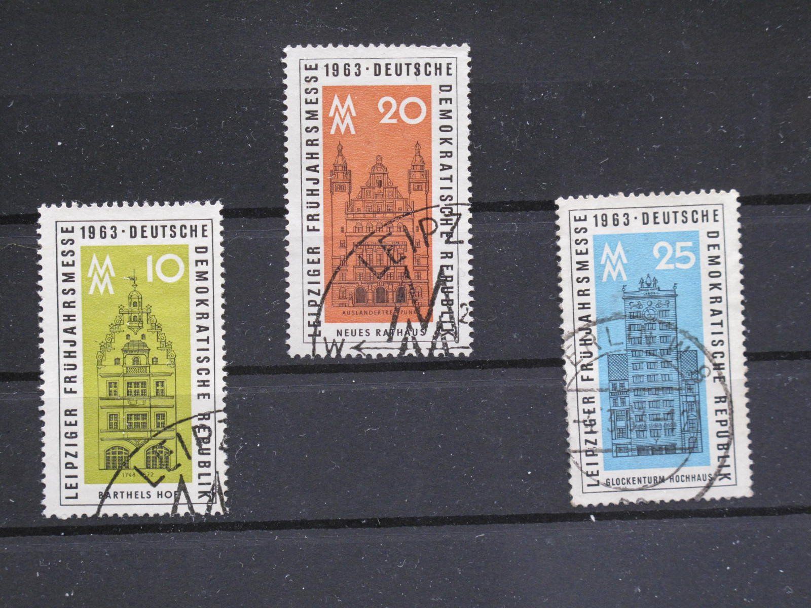 Tutti i francobolli: DDR 1963 Leibziger Messe gest – Usato da Wil SG venduto da fva01