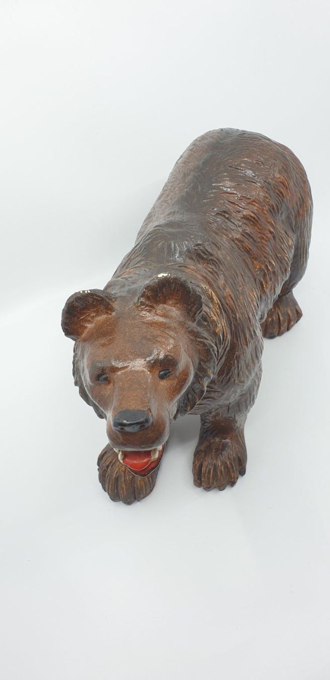 Sculture & Statue: Grosser Keramik Bär 1985 mit Monogramm – Usato da Emmen venduto da magelan 1