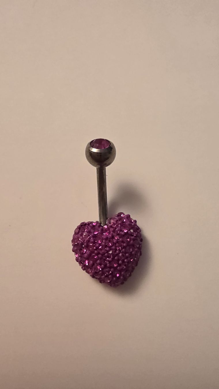 Bijoux piercing: lila Bauchnabelpiercing mit Steinen – Neuf (Voir description) à Widen par kev_f5vk