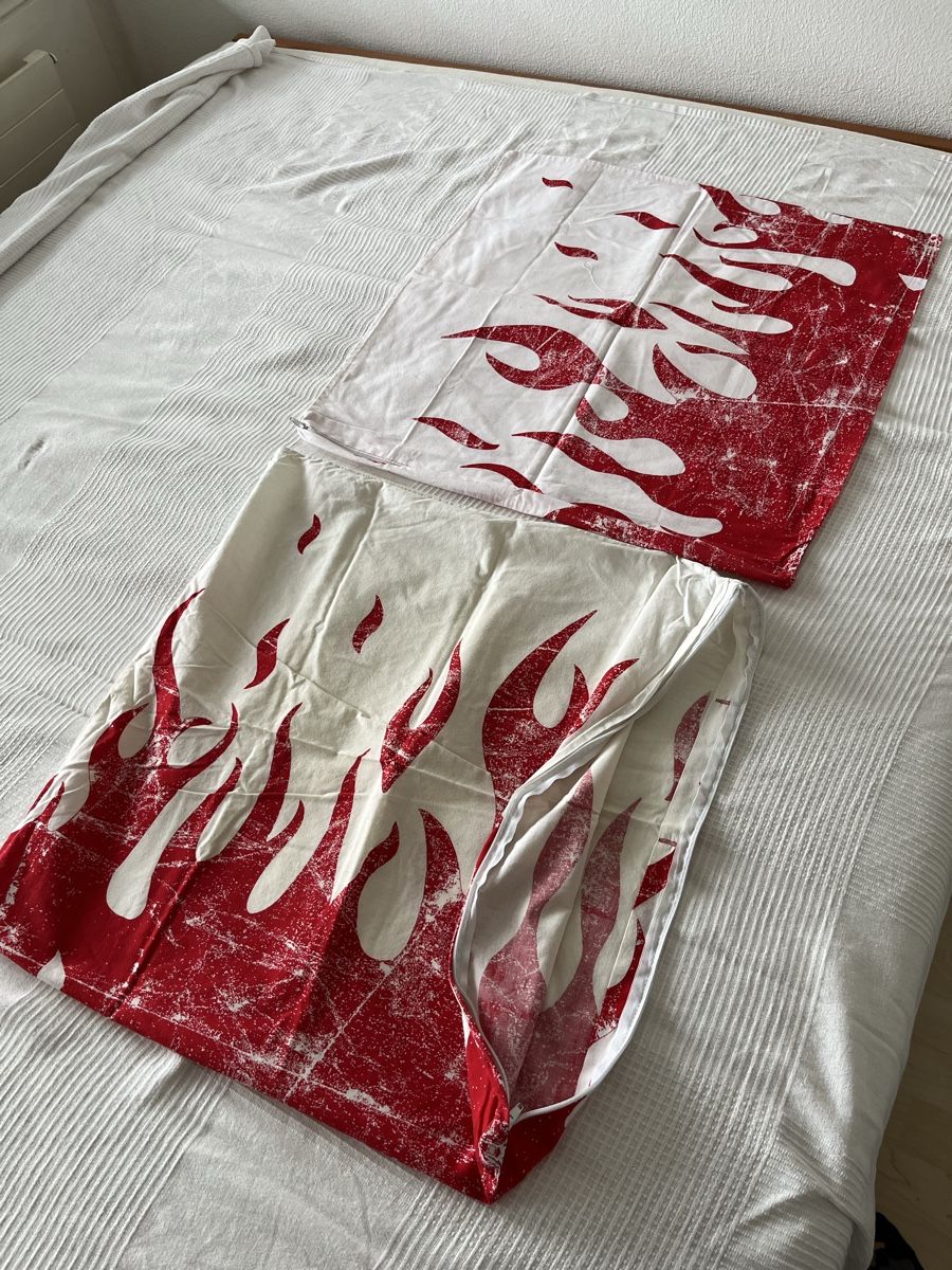 Biancheria da letto: Bettwäsche mit Flammen Design – Usato da Basel venduto da JJ.Elena 2