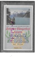 Luzern 1925 12.Schweizerische Arbeiter Sängerfest (Werbek.)
