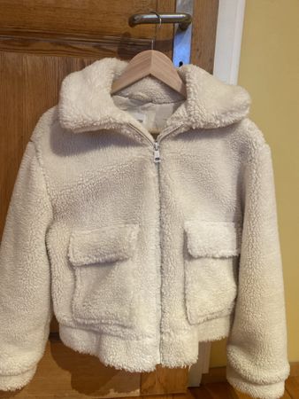 FB Sister Teddy Jacke creme/weiss, Grösse S guter Zustand