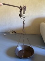 Bilancia antica in ferro, perfetta per collezionisti d'autun