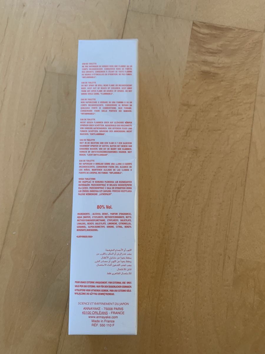 Profumi & Eau de Toilette: Annayake, for her, Eau de Toilette, 100 ml – Nuovo e nell'imballaggio originale da Basel venduto da Bonzito43 1