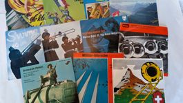 11 Singles/EP's Militärmusik Märsche Schweiz + andere Länder