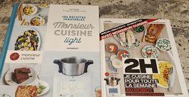 2 Livres Monsieur Cuisine Connect :  recettes light + 2h