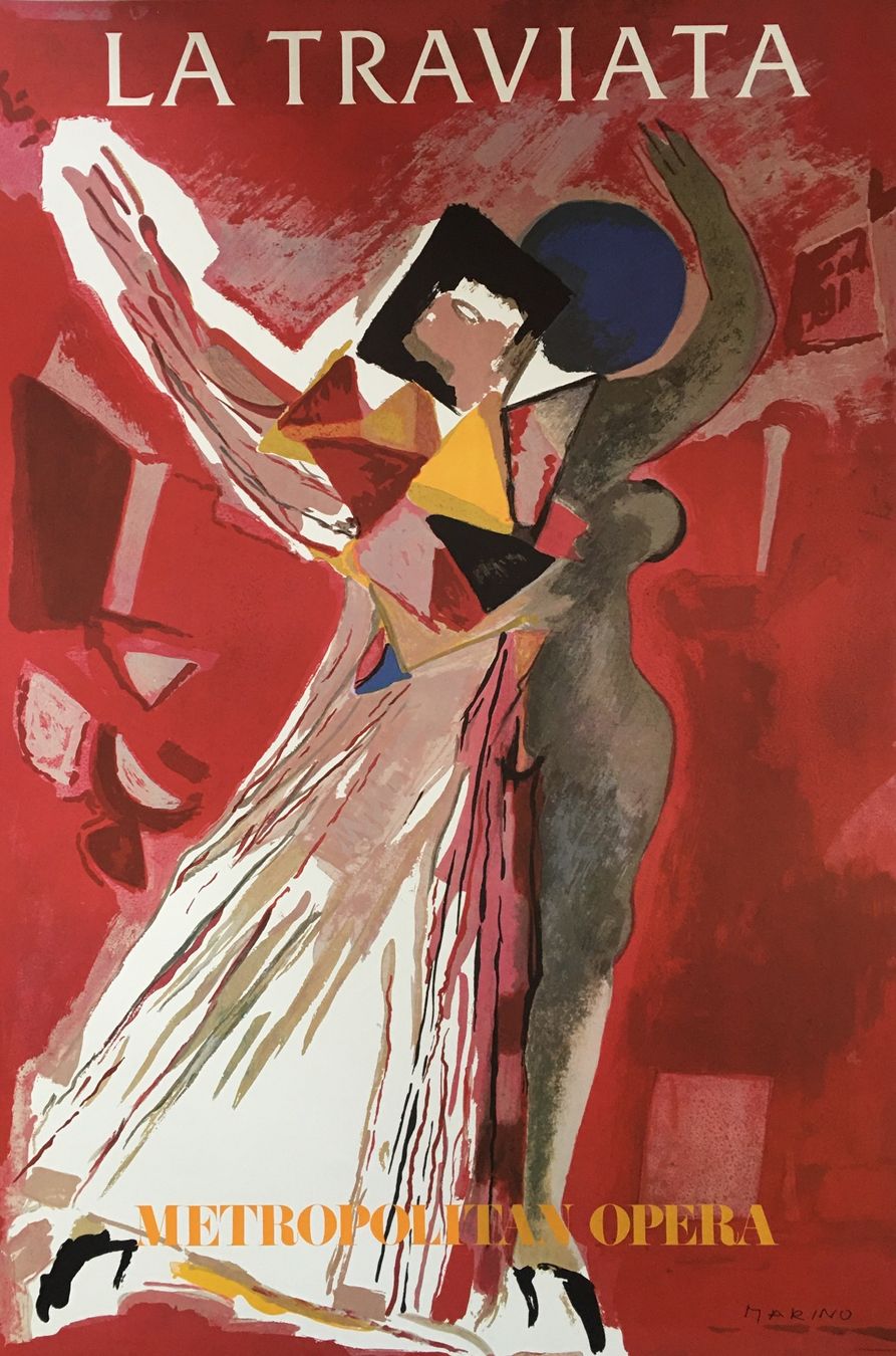 Grafica & Litografie: Marino Marini    "La Traviata"  Farboffsetlithographie – Usato da Nennigkofen venduto da waltraub 4