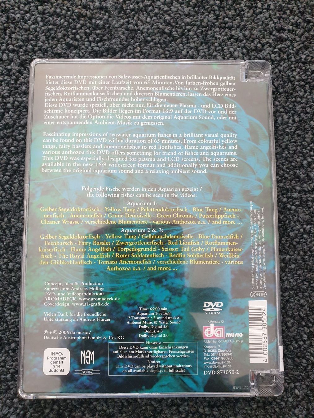 Alle DVDs: AQUARIUM (1546) – Gebraucht aus Ruswil von M71 1