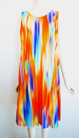 Made in Italy leichtes Plissee Sommer Kleid neuwertig, M/L