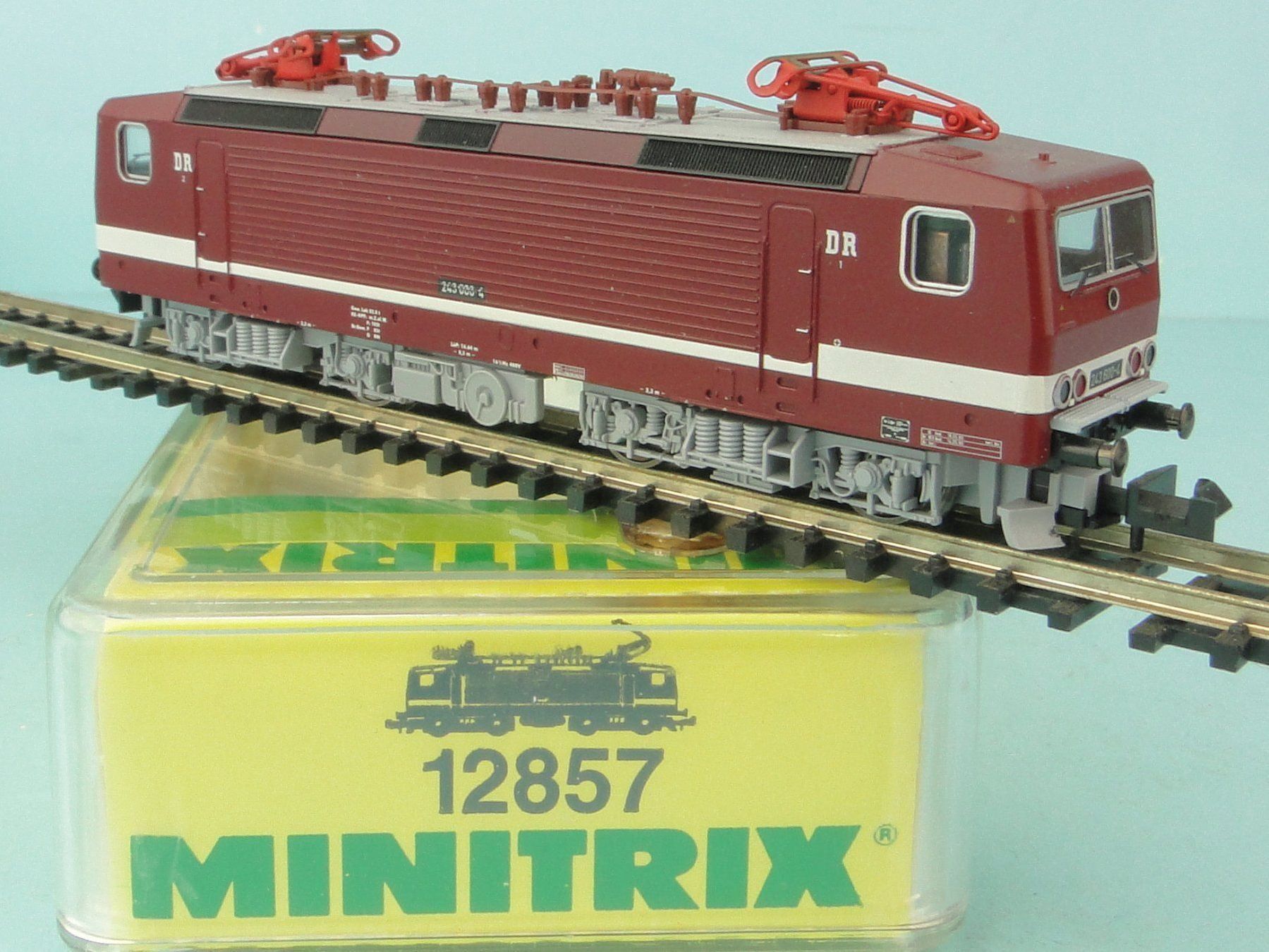 Trix Modellini di ferrovie: Minitrix 12857 DR Ellok 243 – Usato da Bülach venduto da cann11