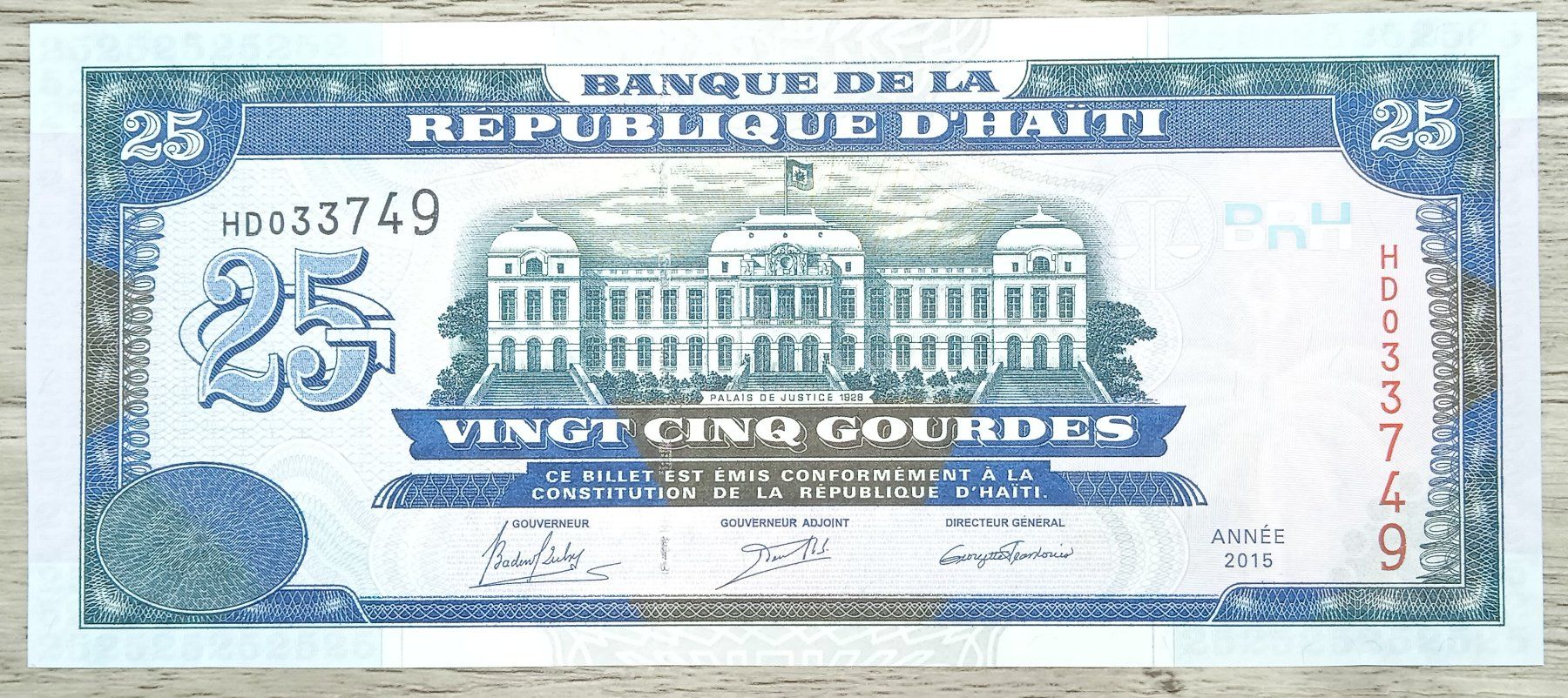 Banconote: Haiti 25 gourdes UNC – Nuovo (secondo la descrizione) da Cousset venduto da Patricio77