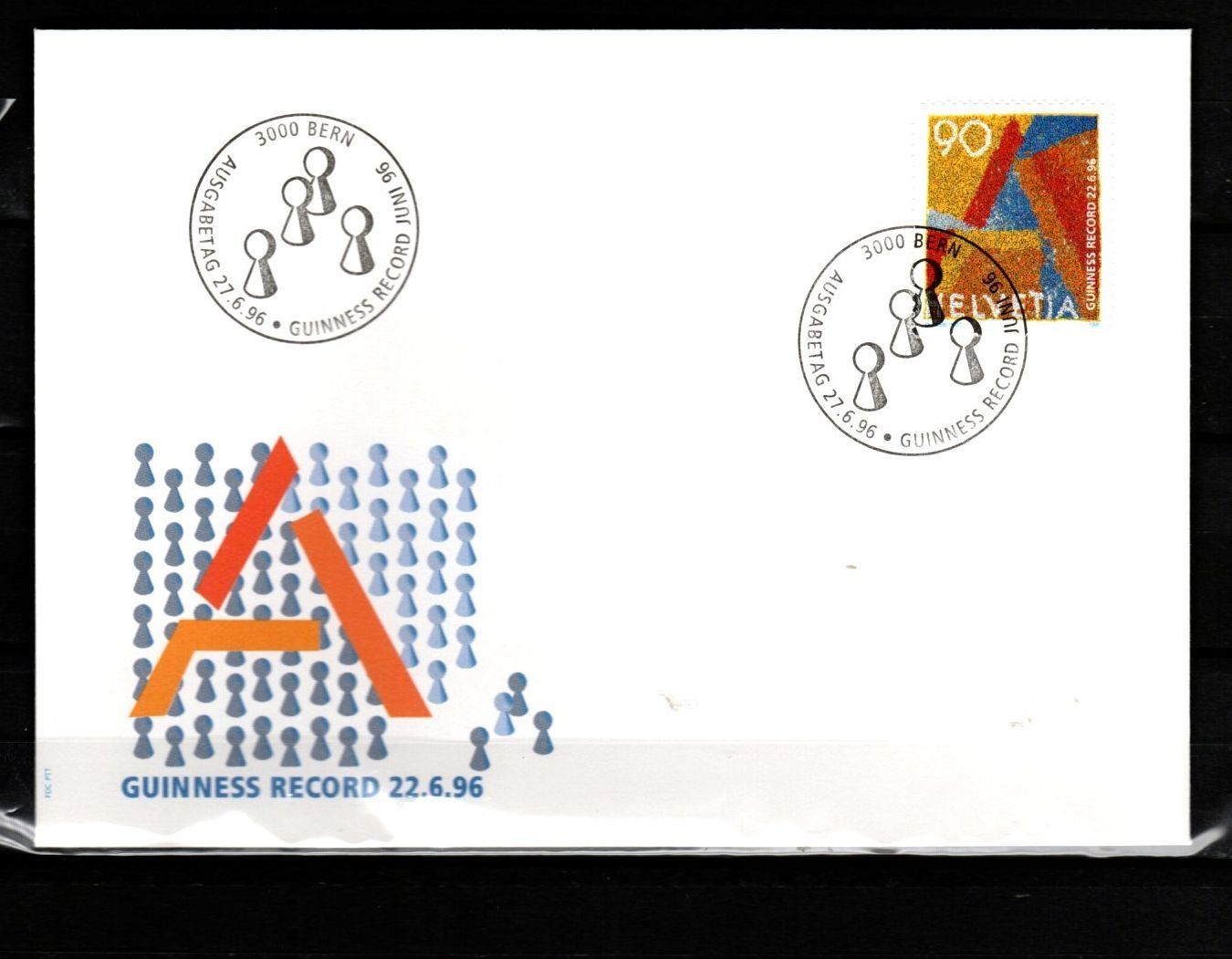 Tous les timbres: 1996 - FDC / Sondermarke "Guinness Record" – D'occasion à Schaffhausen par poststamp