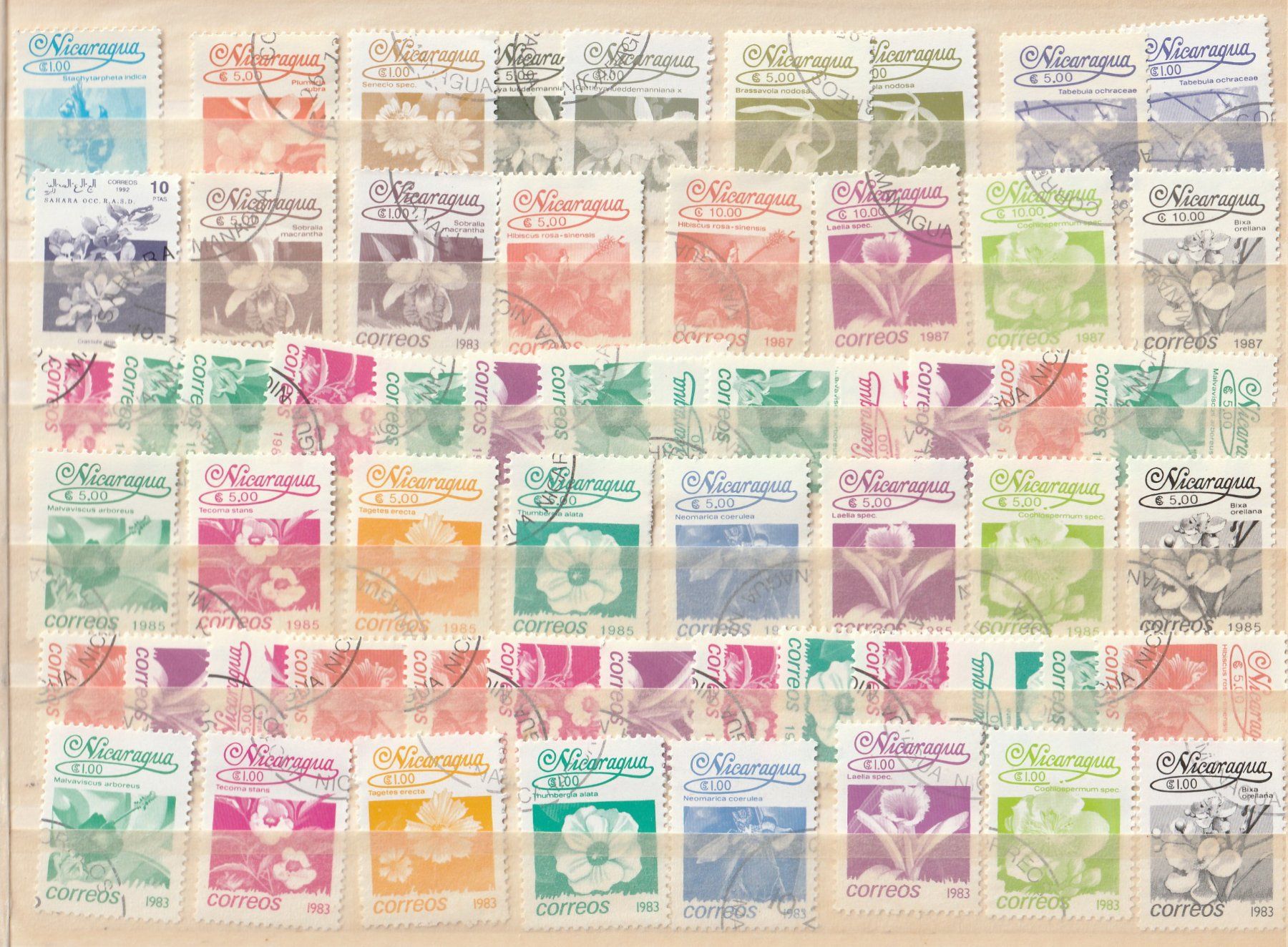 Alle Briefmarken: Nicaragua - Timbres anciens – Gebraucht aus Carouge GE von Crystal_Energy