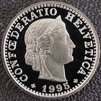 20 Rappen 1995 stgl. / aus Münzsatz