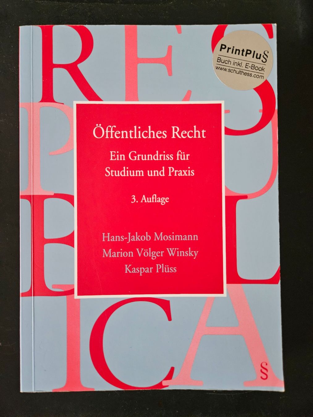 Libri: Öffentliches Recht: Studium & Praxis, 3. Auflage – Nuovo (secondo la descrizione) da Winterthur venduto da Alomeo123