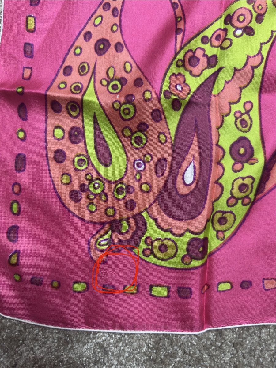 Foulards & écharpes: Foulard soie  75x75 vintage – D'occasion à Vuippens par Anna_as 1