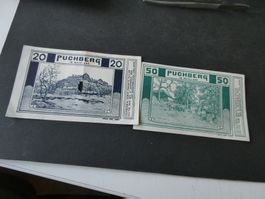 Oesterreich, Puchberg  - Notgeldscheine