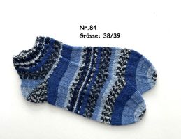 Sneaker - Socken handgestrickt  Gr.38/39  Nr.84