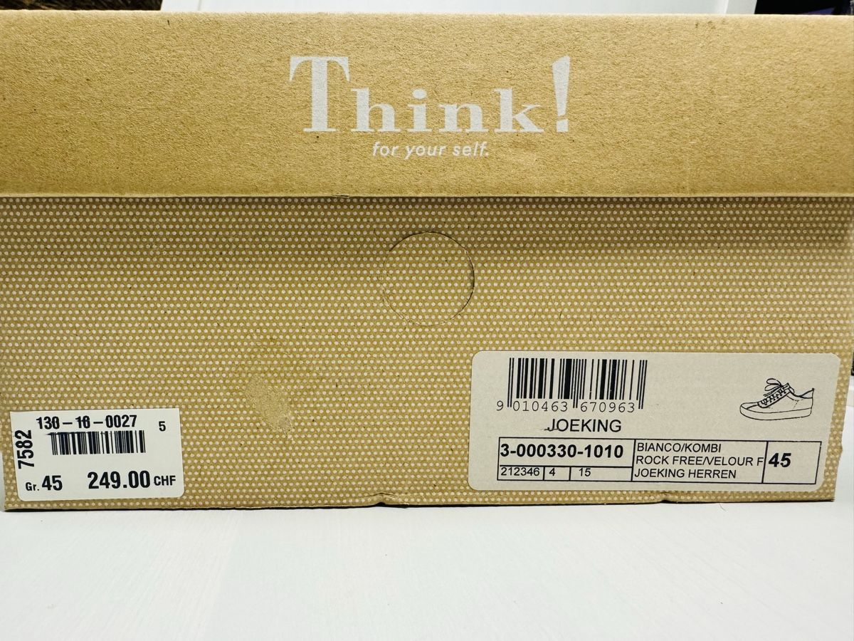 Think Scarpe da uomo: Think! baskets JOEKING, taille 45, neuves! – Nuovo e nell'imballaggio originale da Brügg BE venduto da Goob 7