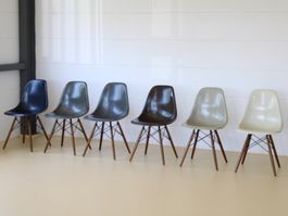 Herman Miller Eames Fiberglas Stühle | Div Farben 6er Set