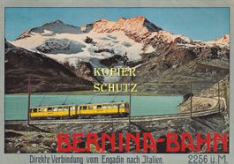 Bernina-Bahn (Abbildung eines alten Plakats) /az