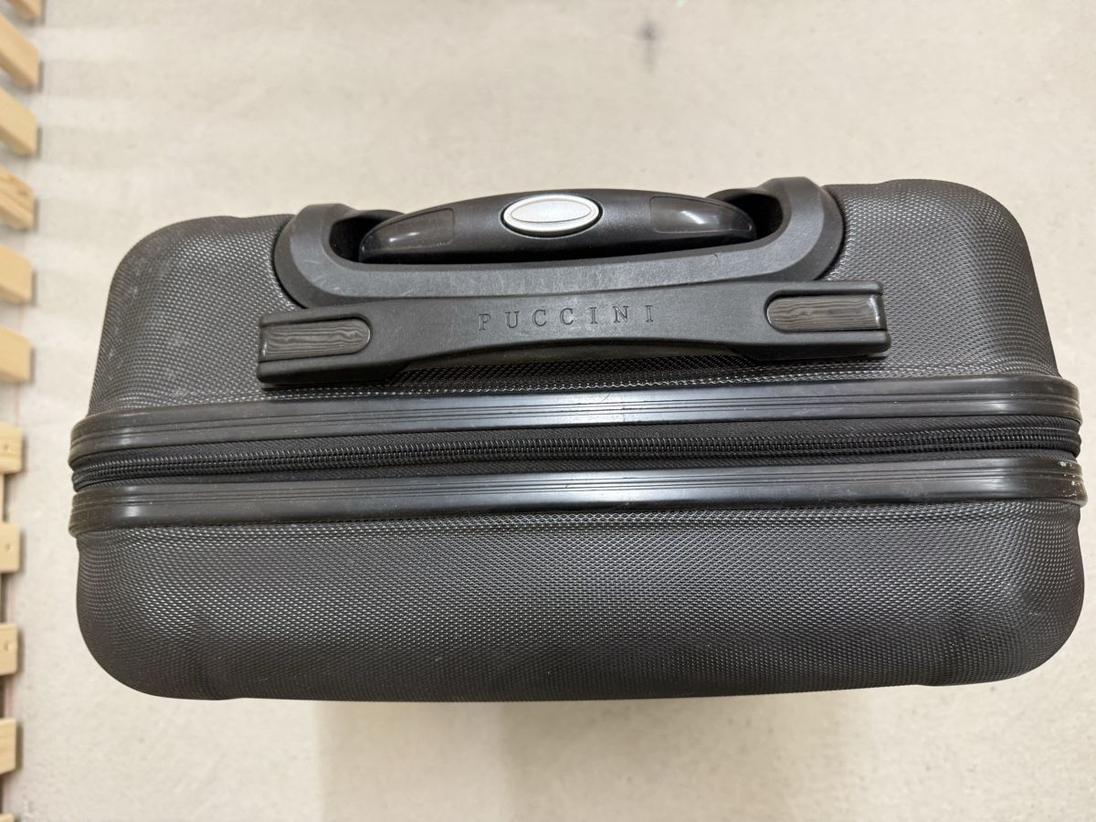 Valigie: Puccini Hard-Shell Carry on Suitcase, Black – Usato da Dübendorf venduto da zhe_69pd 2