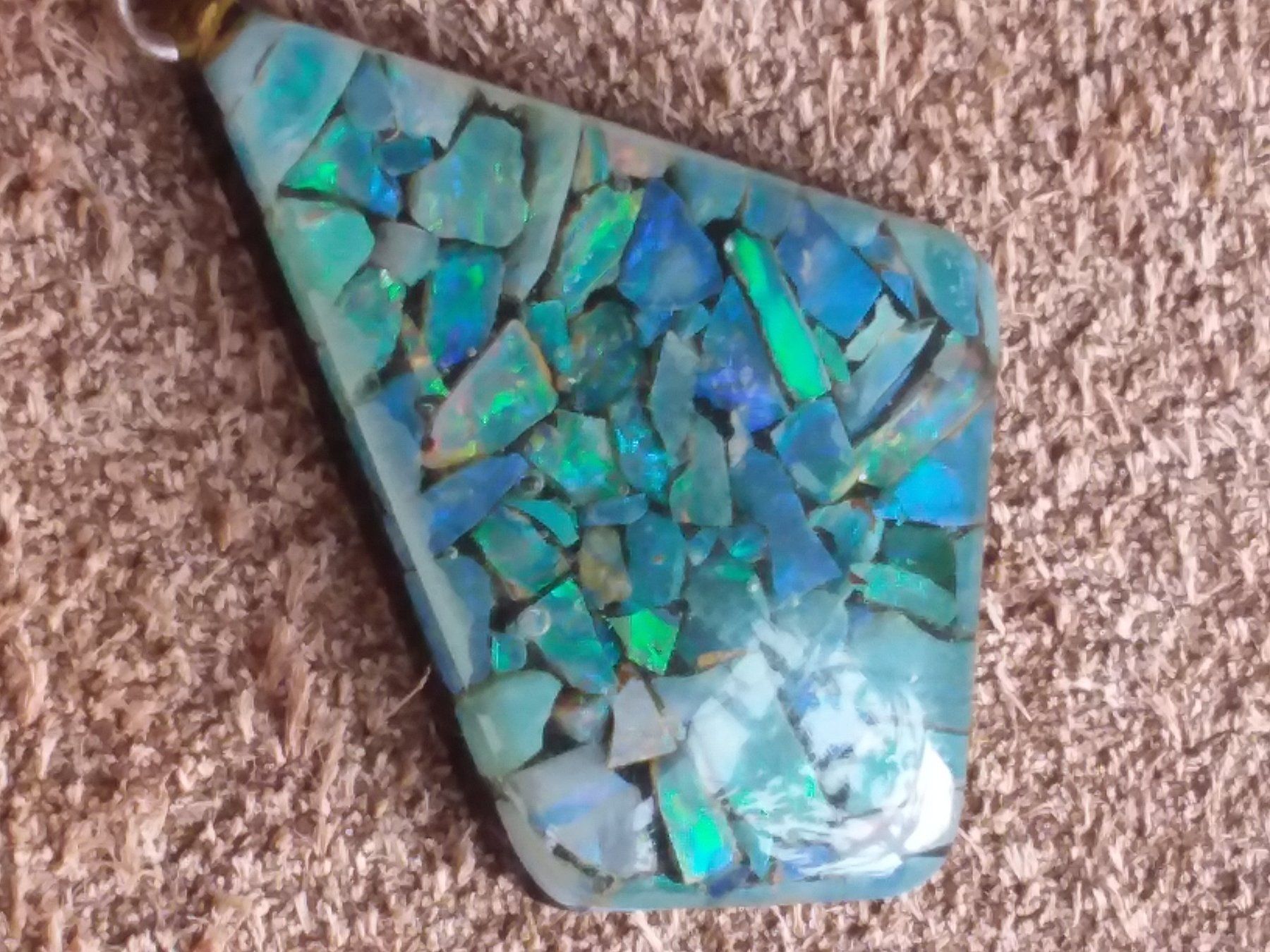 Anhänger: Echter OPAL Anhänger mit Sterling Silber Oese – Gebraucht aus Zürich von helsan 7