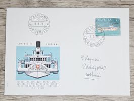 CL02 Enveloppe + Timbre Suisse 1978