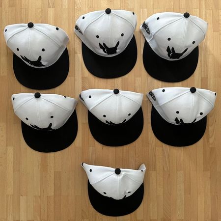7x Lot Konvolut Pikachu Baseball Cap Mütze Pokemon NEU