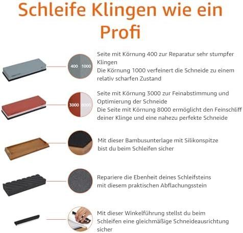 Alle Werkzeuge: Basics Messerschärfstein-Set 3 stück doppelseitig Körnung – Neu und originalverpackt aus Hundwil von Pakethase 6