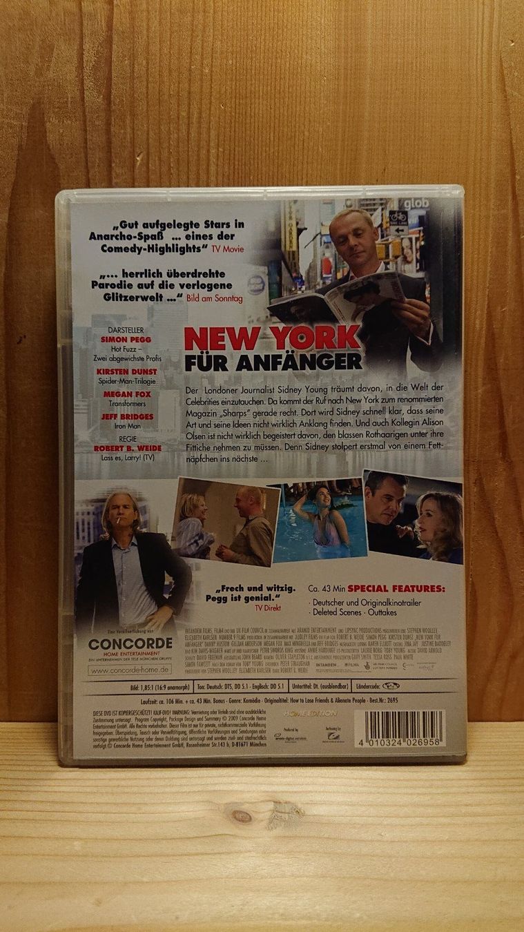 Tutti i DVDs: NEW YORK FÜR ANFÄNGER DVD – Usato da Wilderswil venduto da Exebub 1