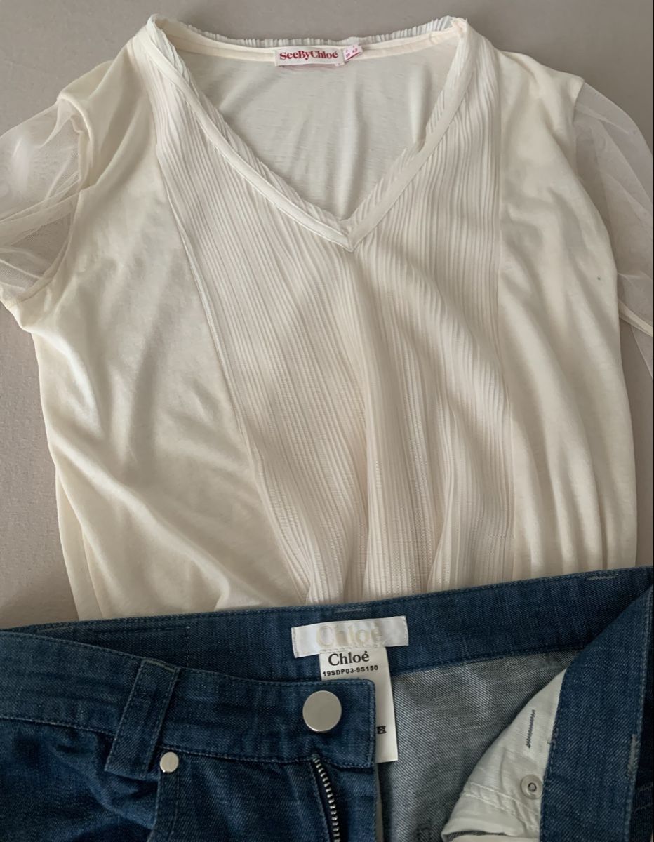 Chloé Pullover & Sweatshirts: Chloé Jeans & Longsleeve  – Gebraucht aus Männedorf von HollyCat 1