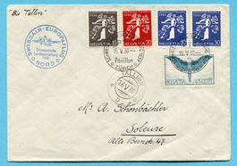 Brief Swissair Europaflug Nord 1939 nach Tallinn