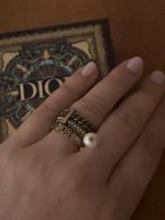 Dior J’adiore✨ Fingerring mit Glitzer und Perle