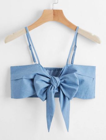 Sommer Top mit Schleife, Gr. S, neuwertig!