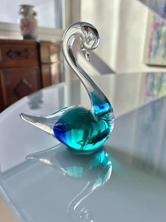 Ciotola Centrotavola Triangolare in Vetro di Murano Color Miele