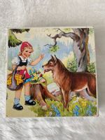 Puzzle aus Holz - Rotkäppchen - antik